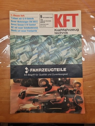 Kft kraftfahrzeugtechnik 83 - kft,