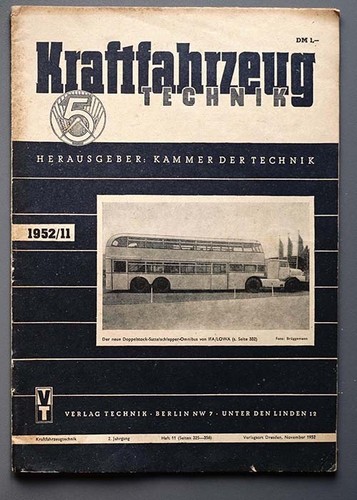 Kraftfahrzeugtechnik 1952/11